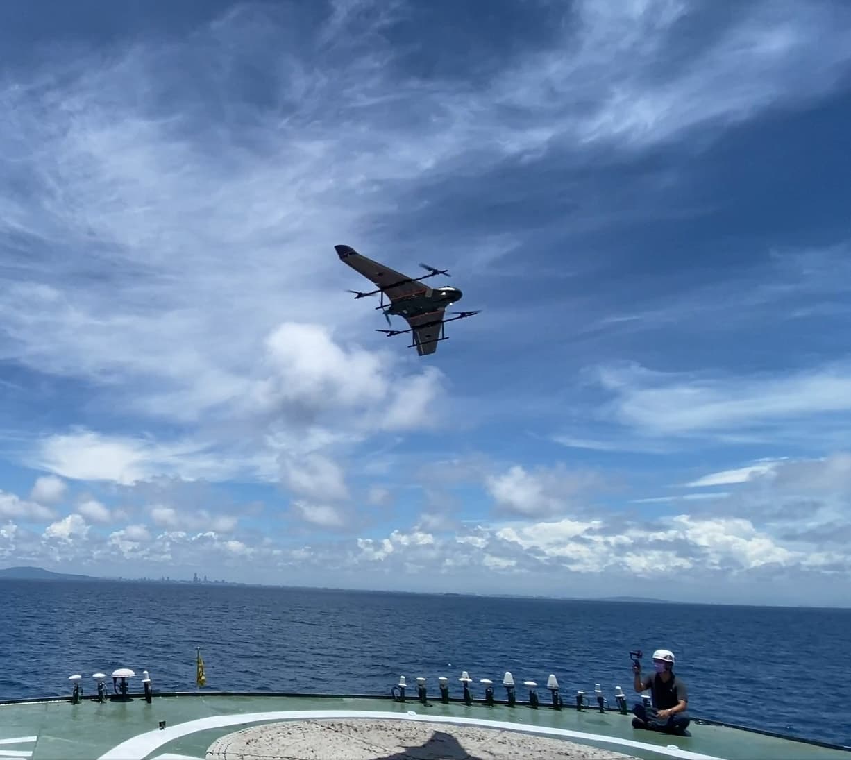 Allswell VTOL drone in flight